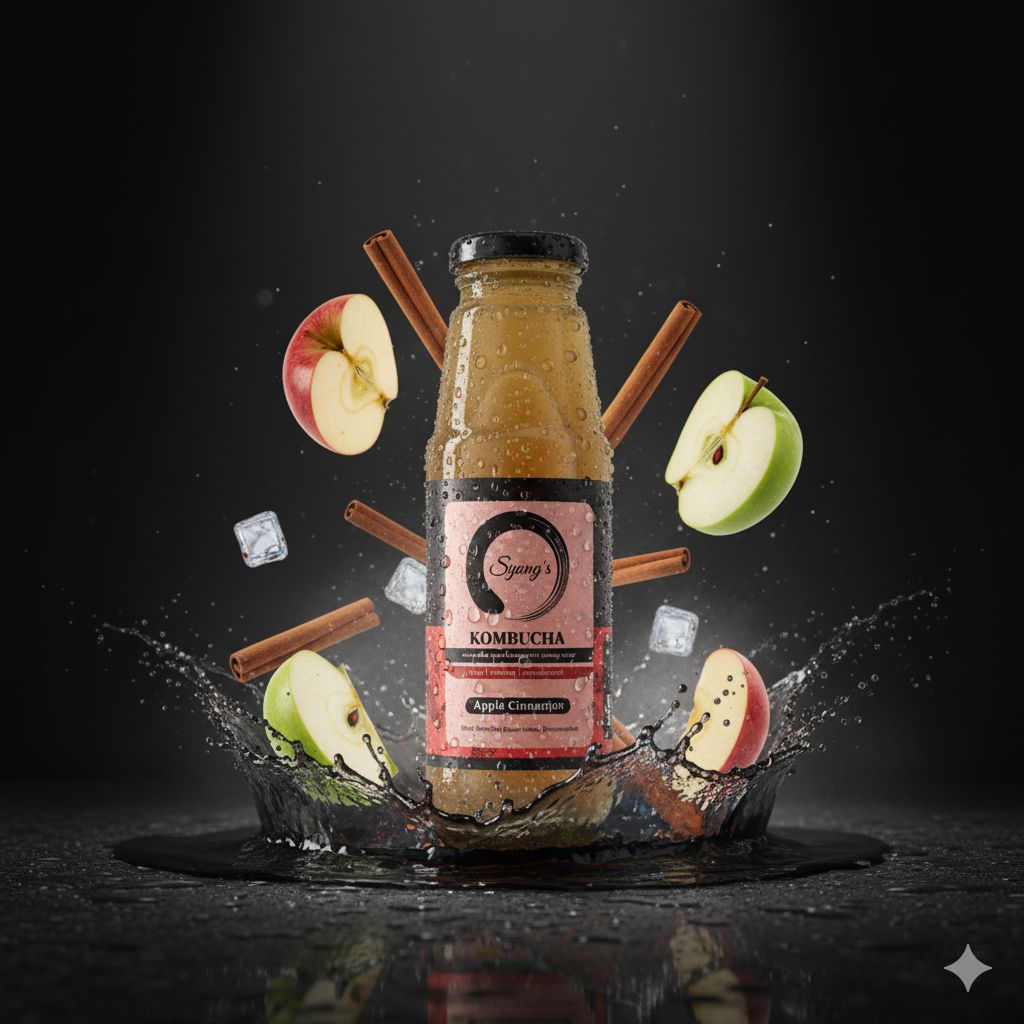apple cinnamon kombucha pack of 6
