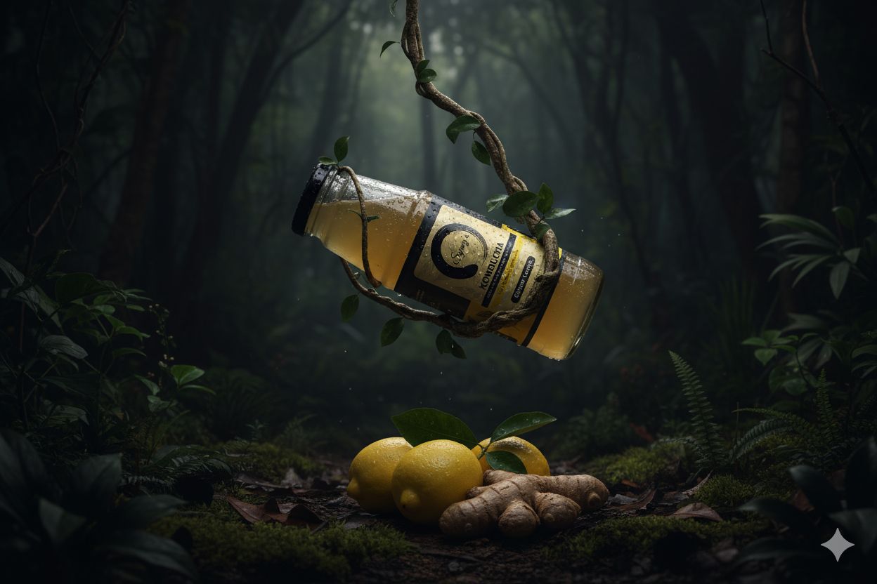 ginger lemon kombucha pack of 6